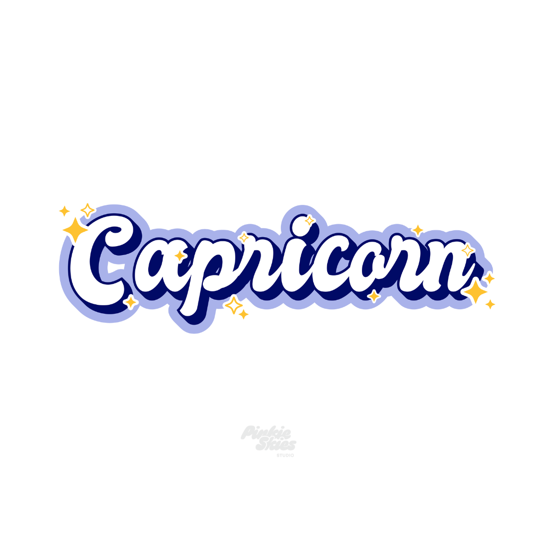 Starry Zodiac Sticker - Pinkie Skies Studio