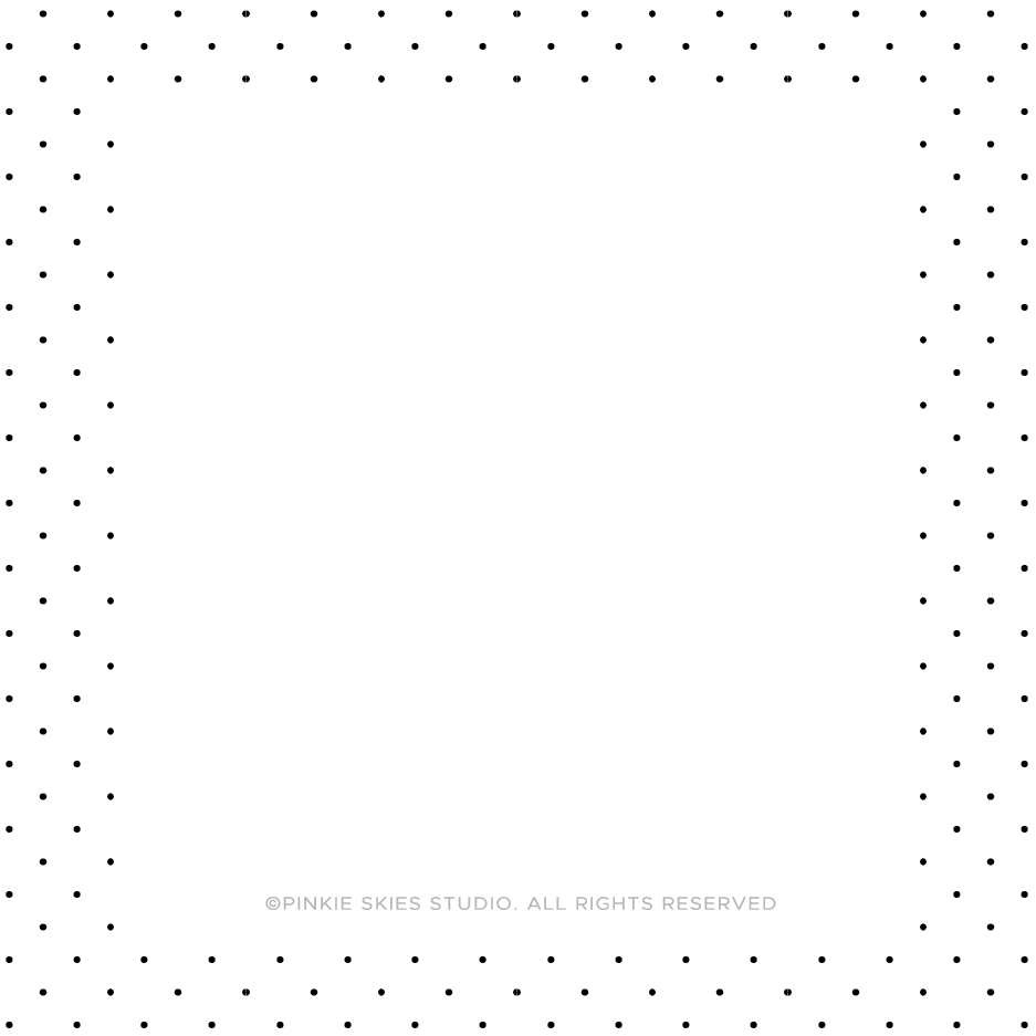 Polka Dot Sticky Notes - Pinkie Skies Studio