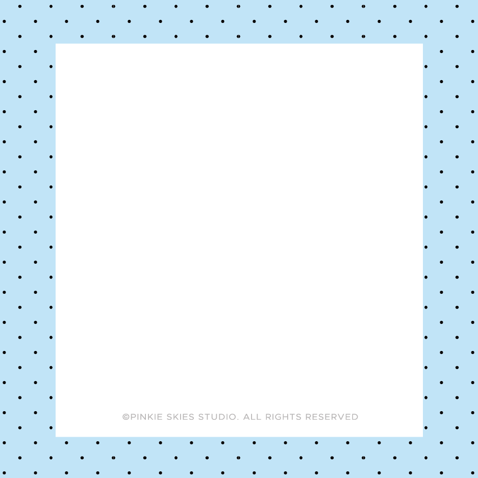 Polka Dot Sticky Notes - Pinkie Skies Studio