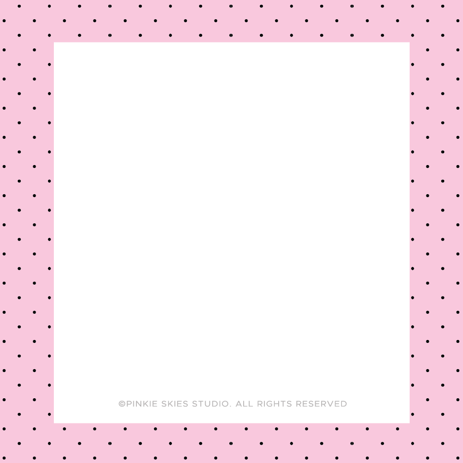 Polka Dot Sticky Notes - Pinkie Skies Studio