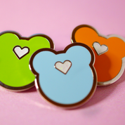 Heartstone Enamel Pin - Pinkie Skies Studio