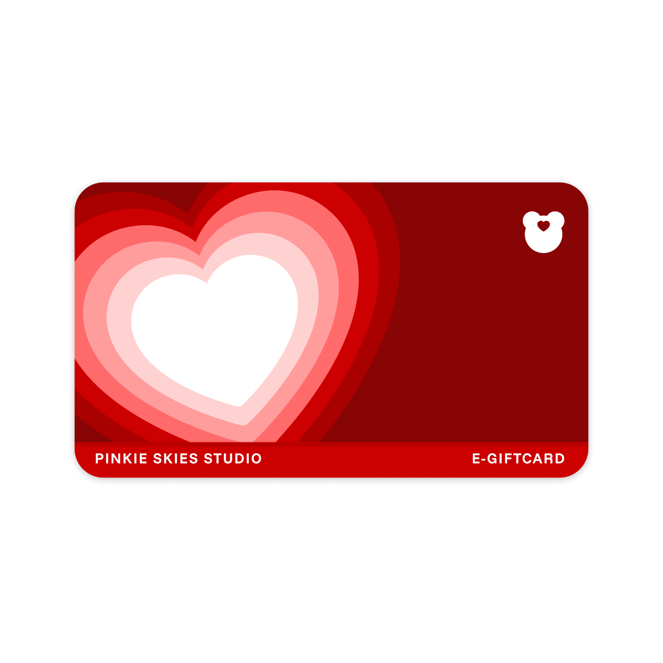 Heartfelt e-Giftcard - Pinkie Skies Studio