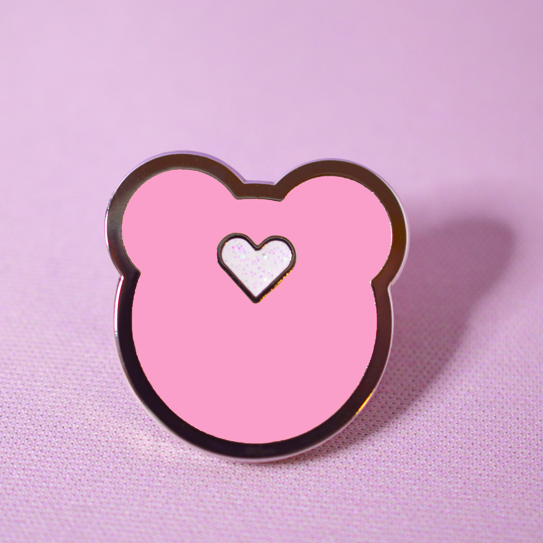 Heartstone Enamel Pin - Pinkie Skies Studio