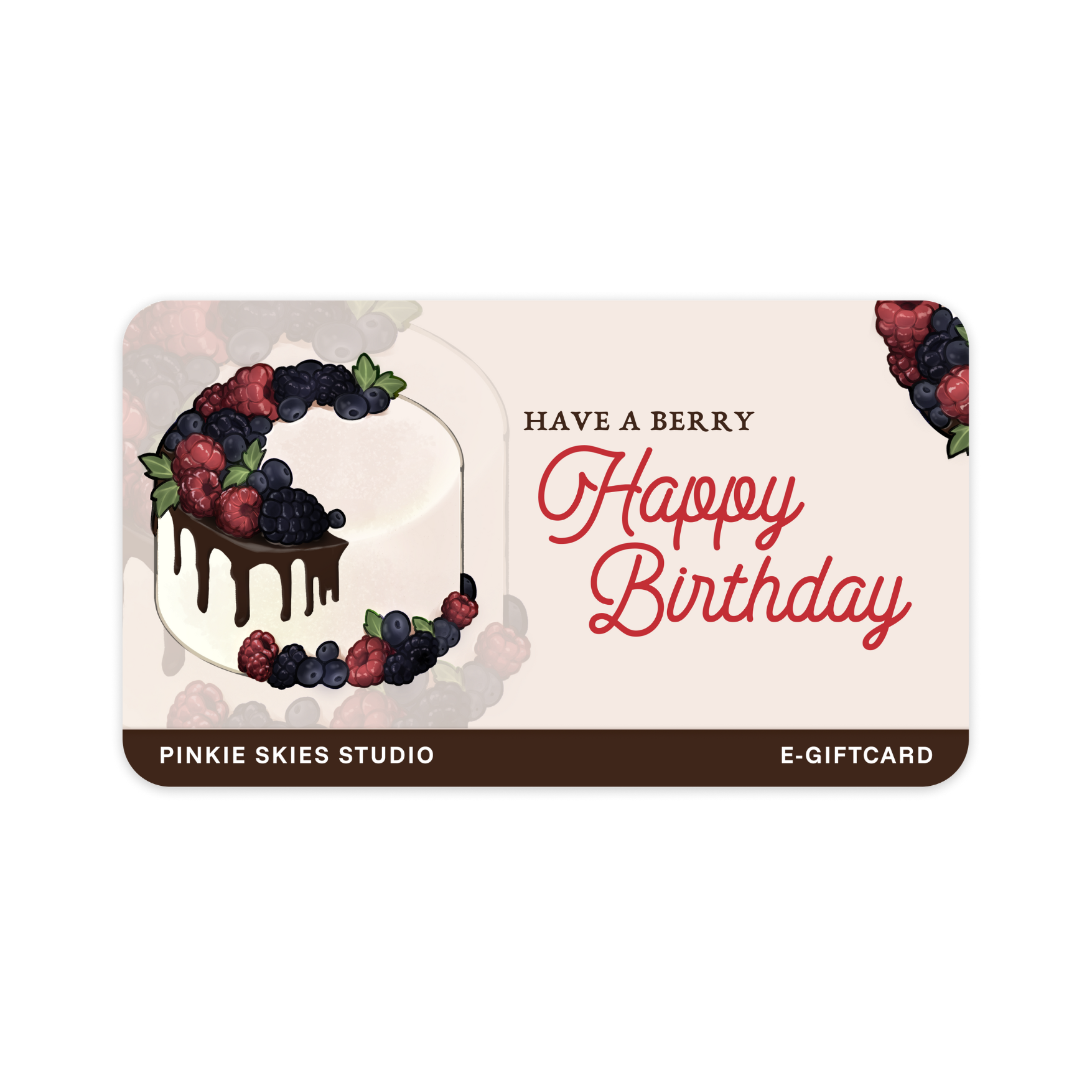 Berrycake e-Giftcard - Pinkie Skies Studio