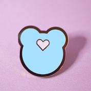 Heartstone Enamel Pin - Pinkie Skies Studio
