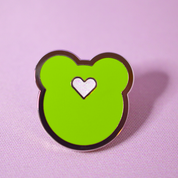 Heartstone Enamel Pin - Pinkie Skies Studio