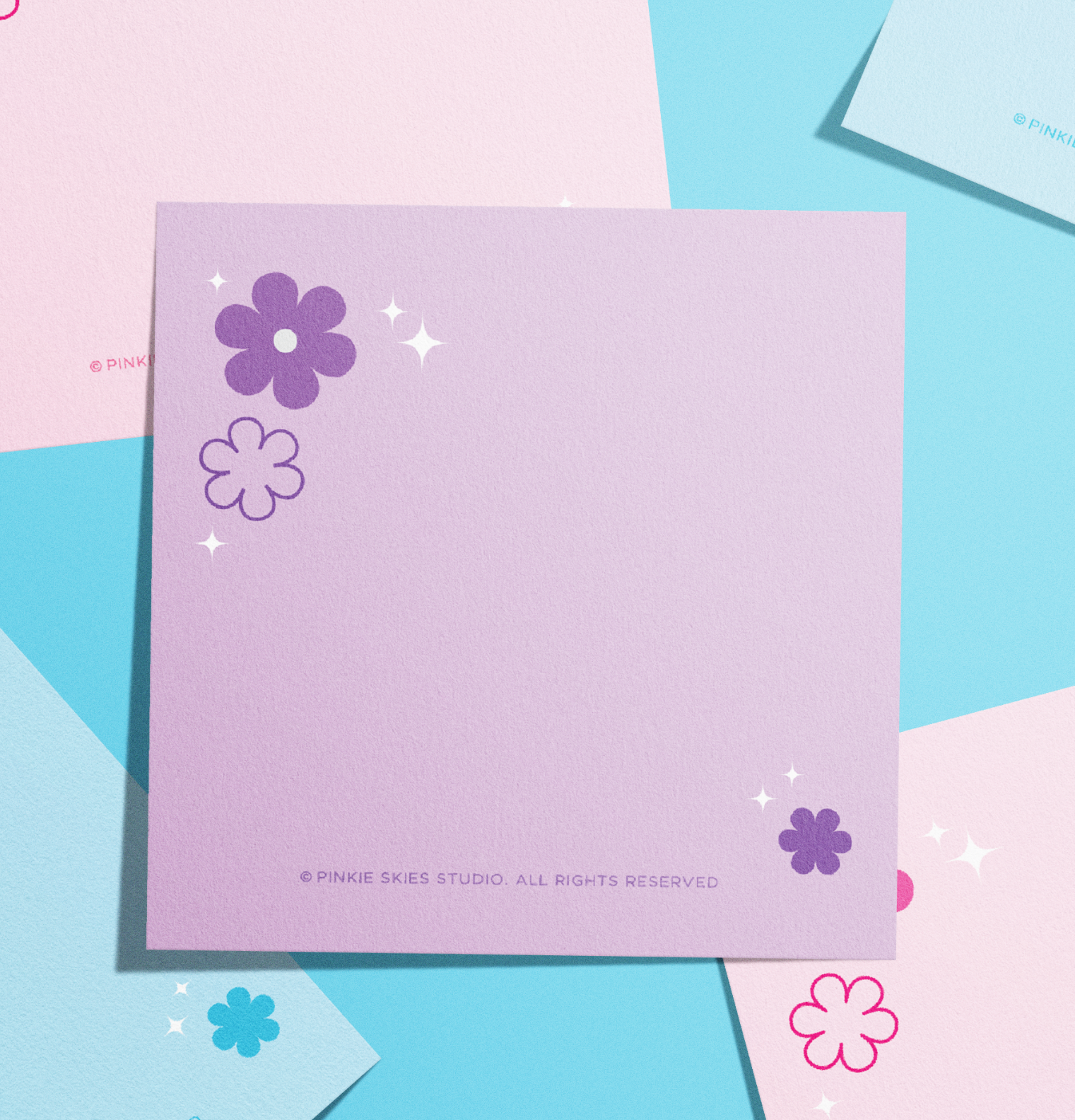 Bloom Sticky Notes - Pinkie Skies Studio